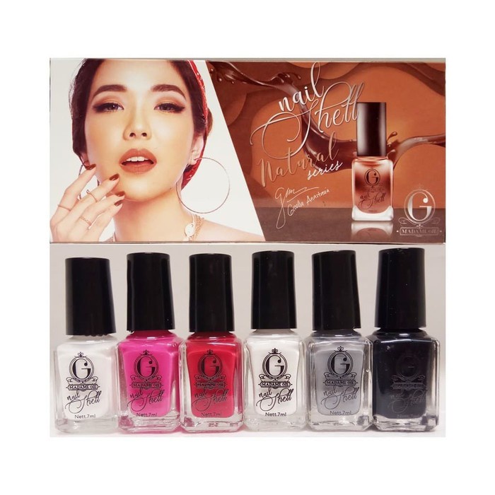 MADAME GIE Nail Shell Natural Series 7 ml | Cat Kuku Peel Off | Kutek