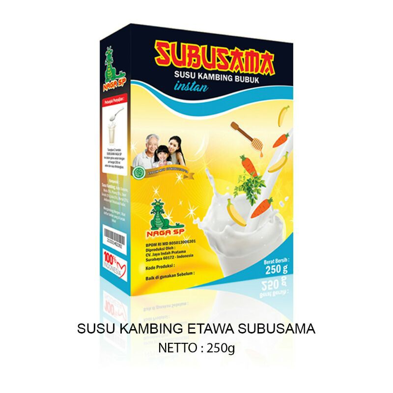 

SUSU KAMBING ETAWA SUBUSAMA NAGA SP