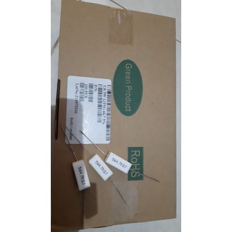 RESISTOR PUTIH 5W 4K7 ORIGINAL 50PCS