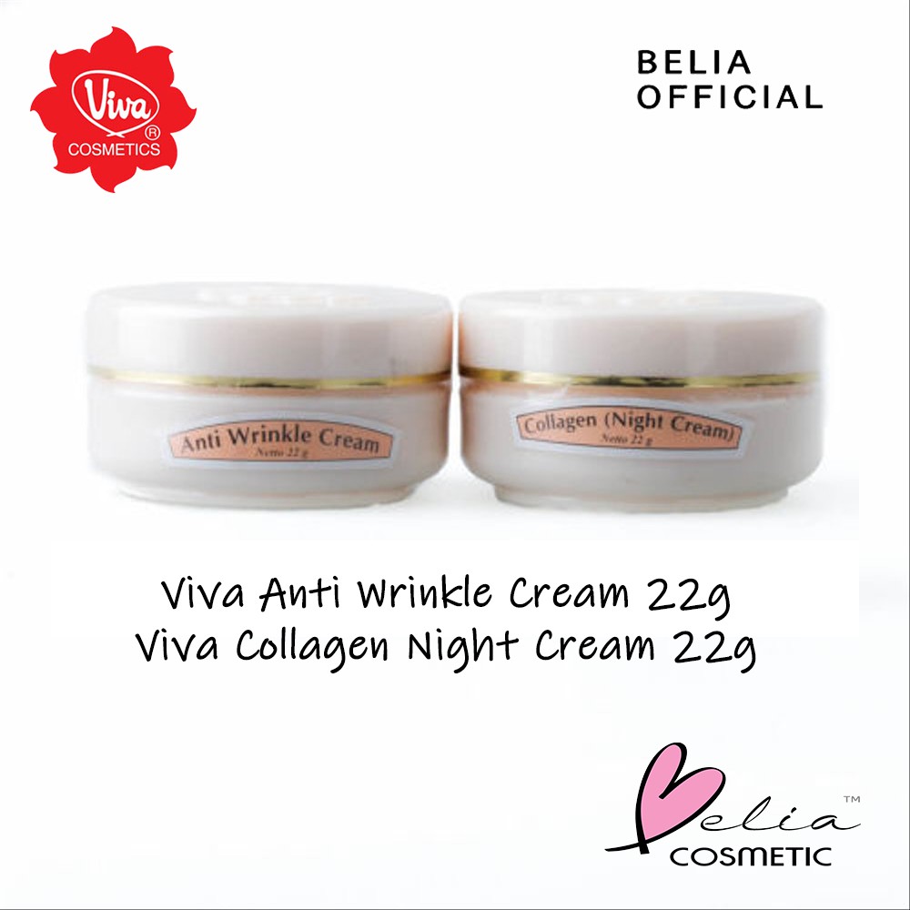 ❤ BELIA ❤ Viva Anti Wrinkle Cream / Collagen Night Cream 22g