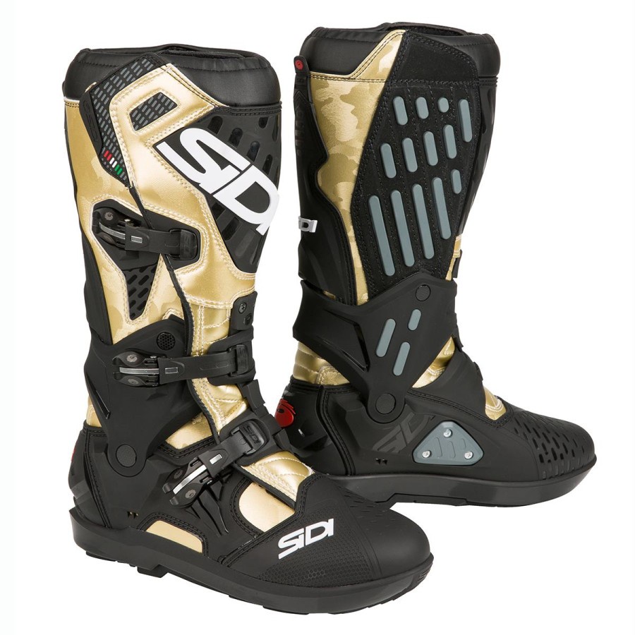 Sidi ATOJO SRS MX Boots - LIMITED EDITION BLACK-GOLD - 44