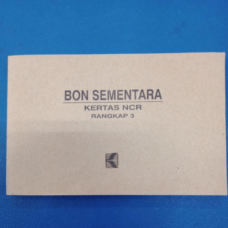 

Bon Sementara 1/4 Folio Rangkap 3 Kurnia