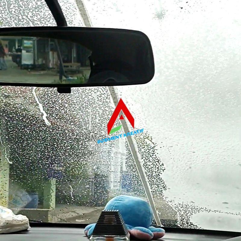 Penghilang Jamur Kaca Mobil / Glass Cleaner / Pembersih Kerak Jamur Kaca efek daun talas