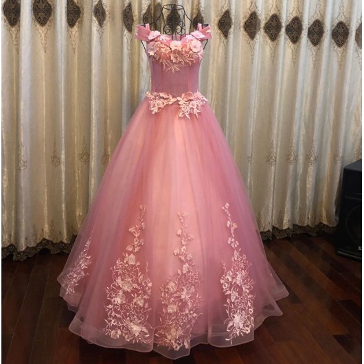 Gryffon Quinceanera Dresses Partai Prom Lace Bordir Off Shoulder Ball Gown  Quinceanera Gaun
