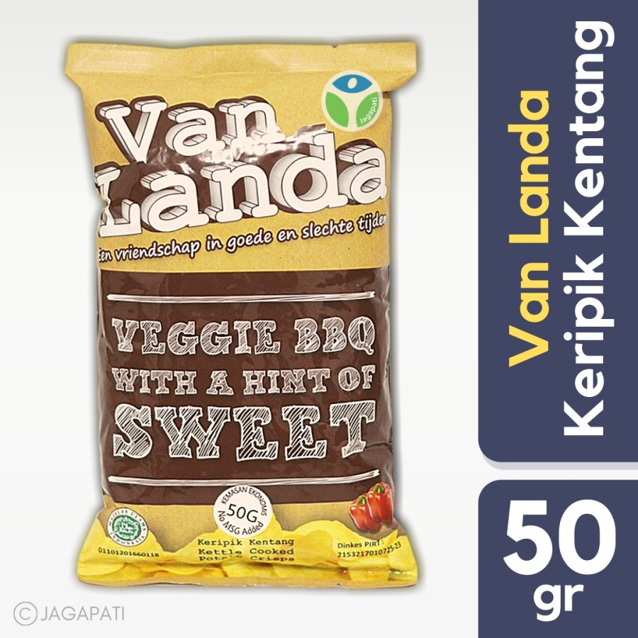 

Van Landa - Veggie BBQ 50gr - Keripik Kentang - Cemilan Sehat