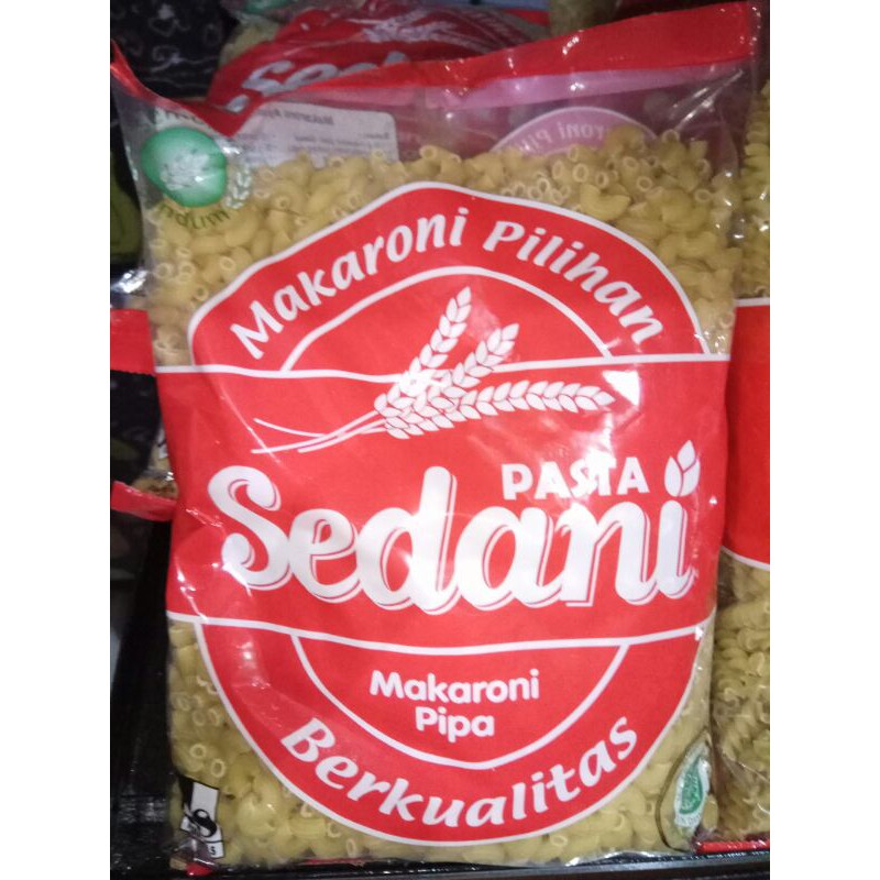 

Sedani Makaroni Pipa, murah, packing ori, enak, 1000gr