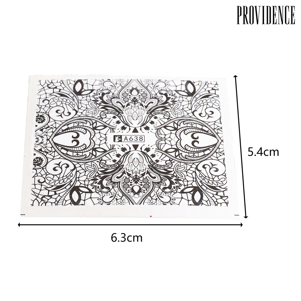 Providence 24Pcs/Set Nail Transfer Vivid Images DIY Colorful Roll Totem Stickers Manicure Sliders Decoration for Female