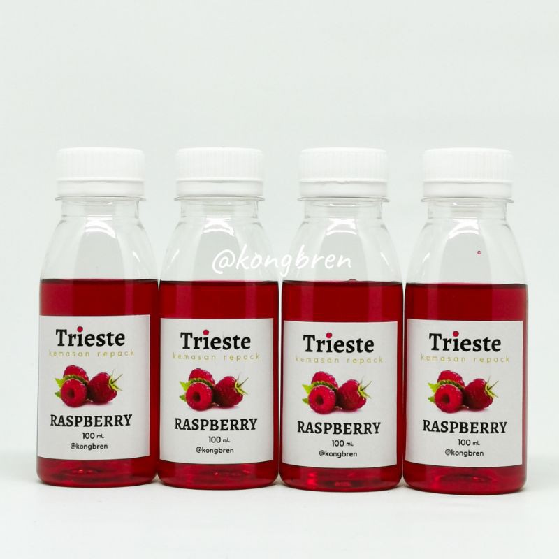 Sirup Raspberry Trieste 100 ml - Trieste Syrup Raspberry 100ml