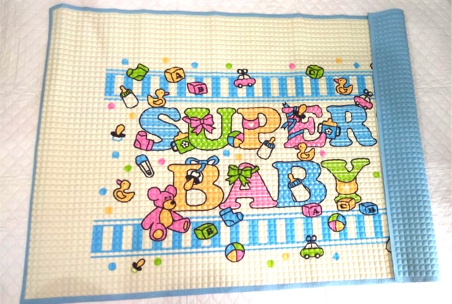 Perlak ondo / Perlak bayi ondo / Perlak bayi karet / Alas tidur bayi bermotif