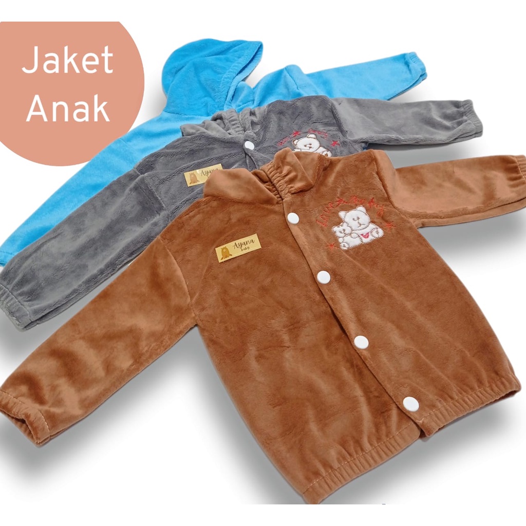 Jaket Bayi Bulu Halus | Mantel Bayi Bludru