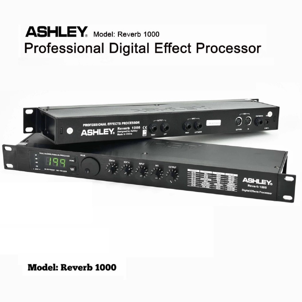 efek vocal ashley reverd 1000 reverd1000 original ashley