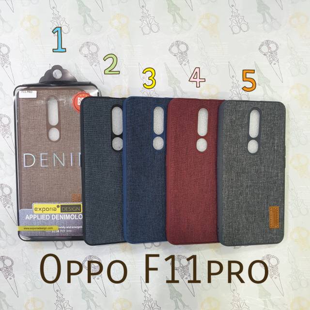 Softcase Oppo F11pro Denim Case Oppo F11