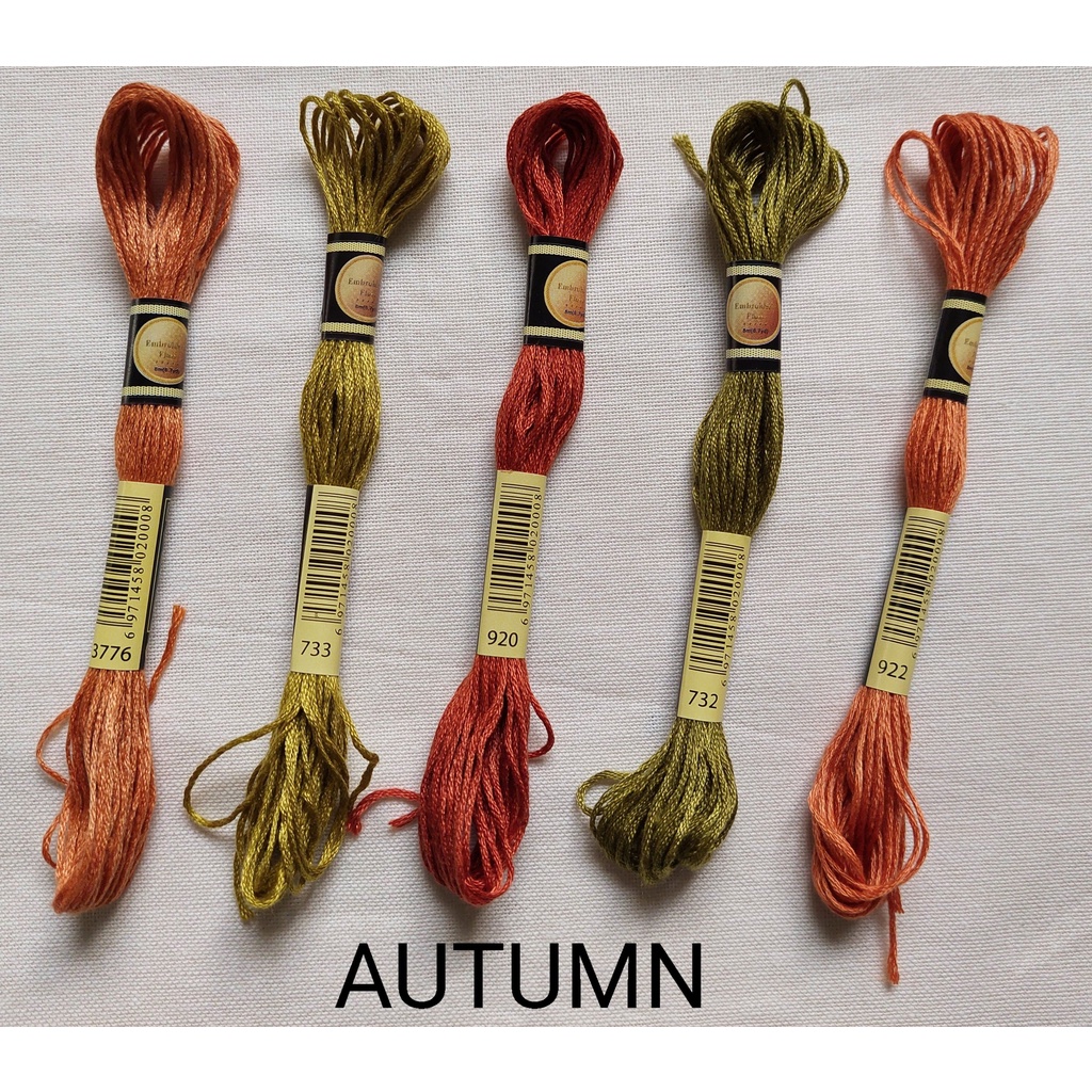 Benang Sulam CXC (Similar to DMC) AUTUMN SERIES