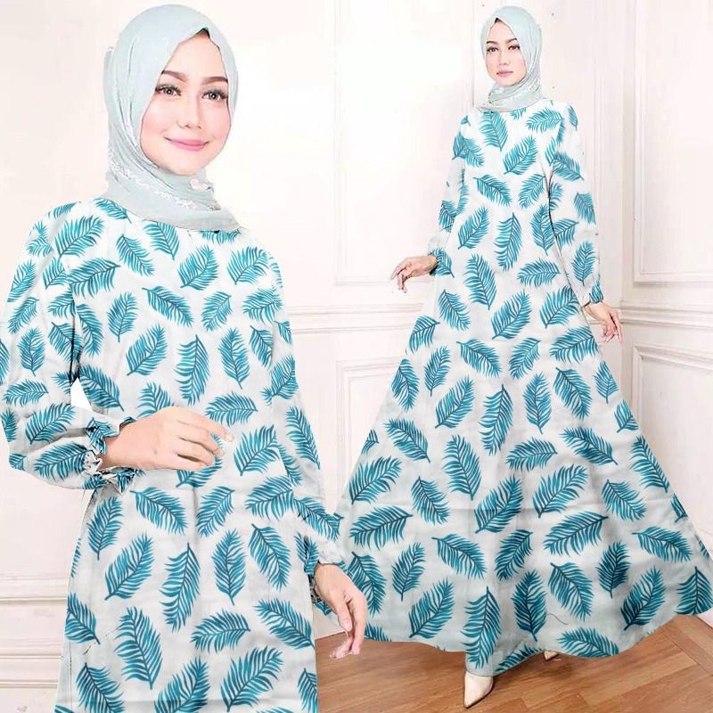 Gamis katun poly premium