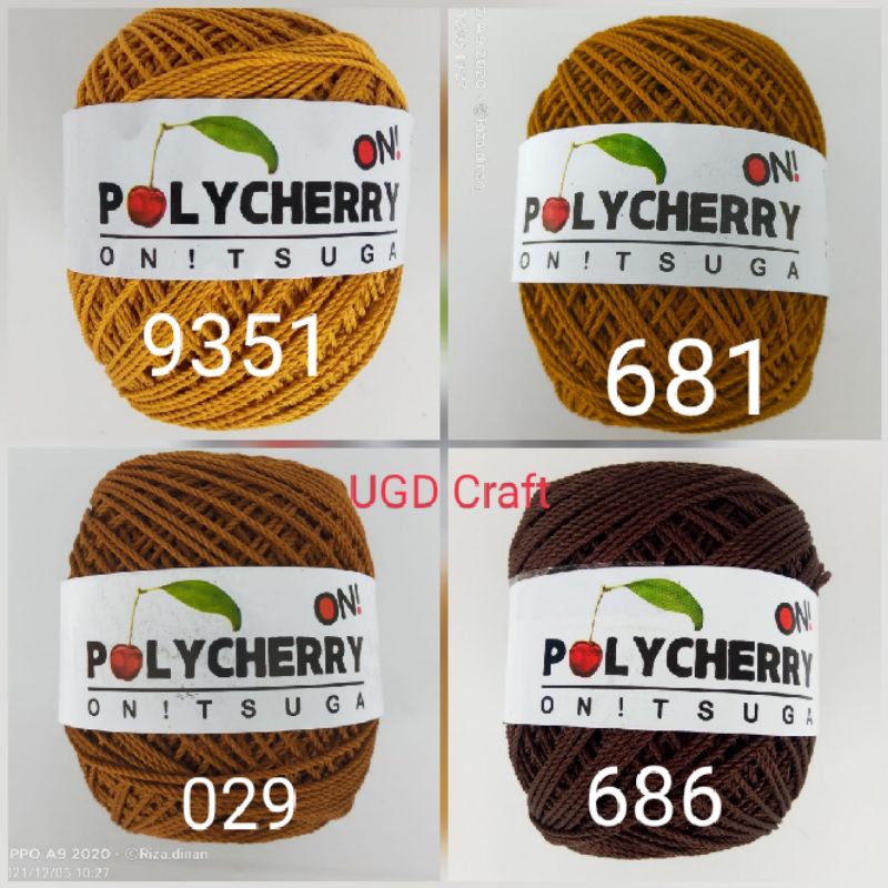 (Part 1) Polycherry Onitsuga / Benang Poliester