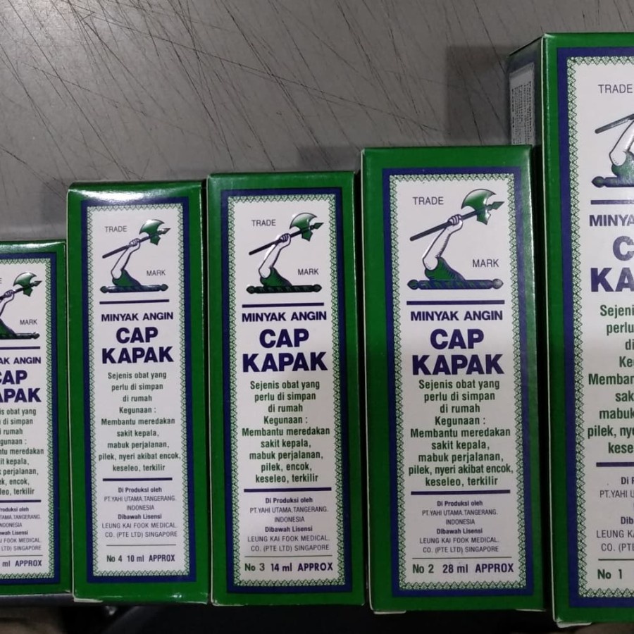 MINYAK ANGIN CAP KAPAK 28 ML 14 ML 10 ML 5 ML 3 ML - Minyak Gosok, Minyak Herbal