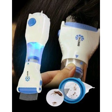 V Comb Sisir Kutu Rambut Bulu Hewan Lice Flea Vacuum Licetec anjing kucing dog cat bukan peditox