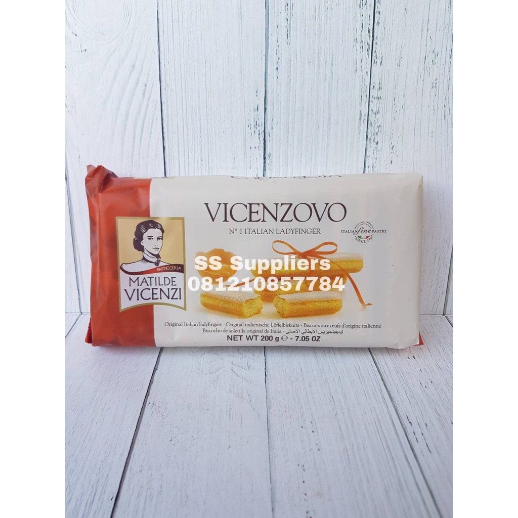 

Vicenzovo Lady Finger 200 GR Tiramisu biscuit Best seller!