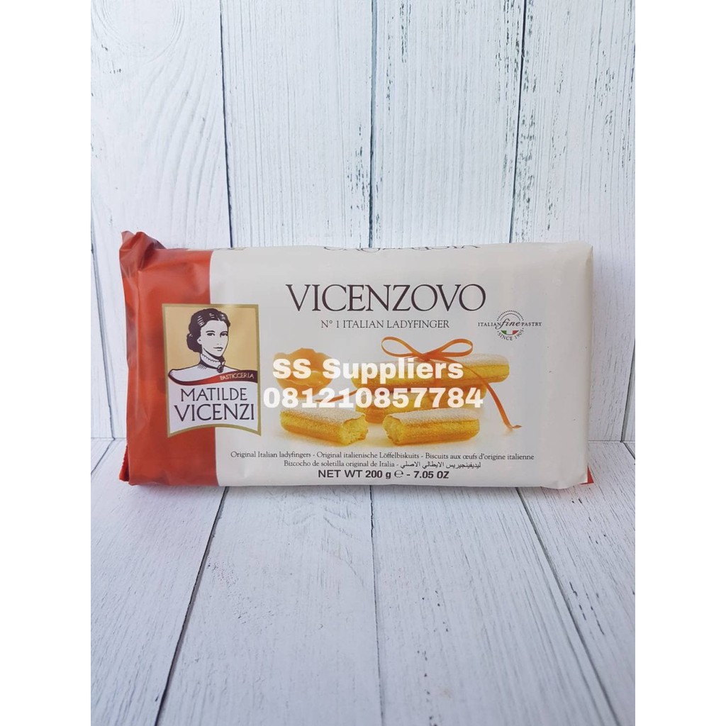 

Vicenzovo Lady Finger 200 GR Tiramisu biscuit Best seller!