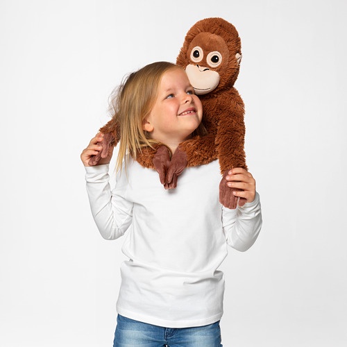 DJUNGELSKOG Boneka, orangutan