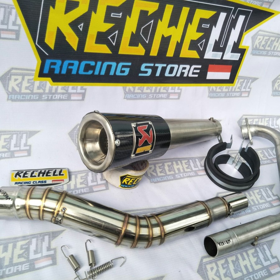 knalpot akrapovic carbon yamaha vixion new- vixion old  NEW