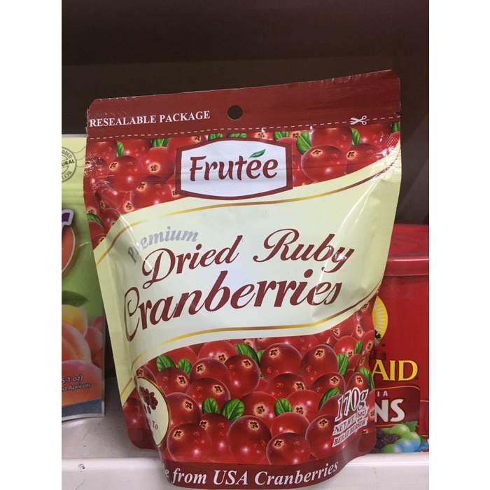 

Buah Kering - Frutee Dried Ruby Cranberries Buah Cranberi Kering