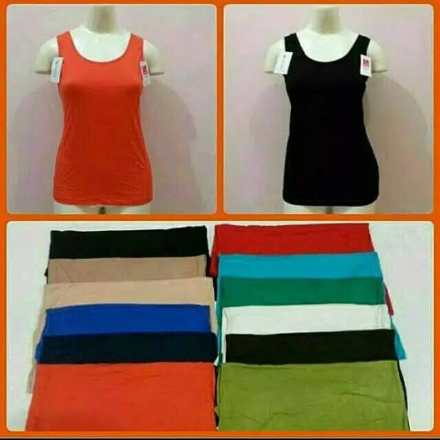 SOREX  Camisol Tanktop Polos 5011 bahan Viscose