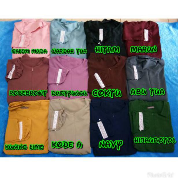 New Gamis Renda Susun Gamis Lenggan Renda