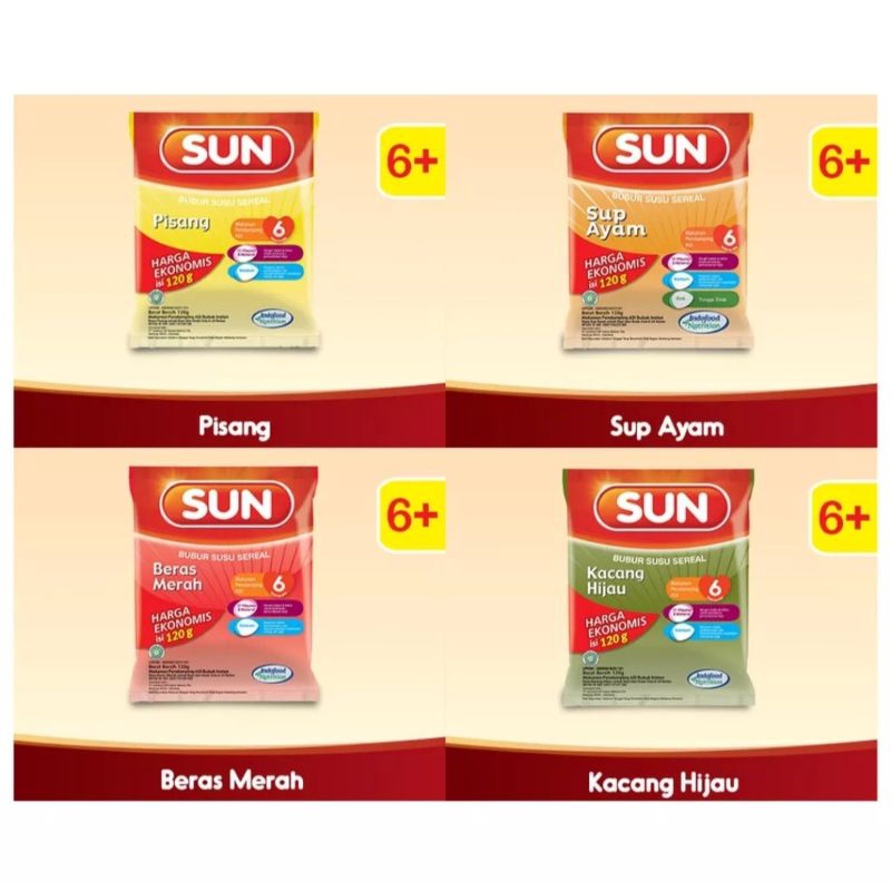 Sun bubur bayi 6 bulan sampai 24 bulan