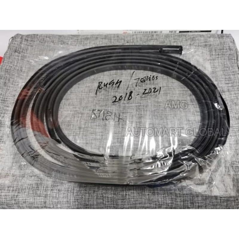 moulding roof karet atap rush terios 2018 up set 2pc original