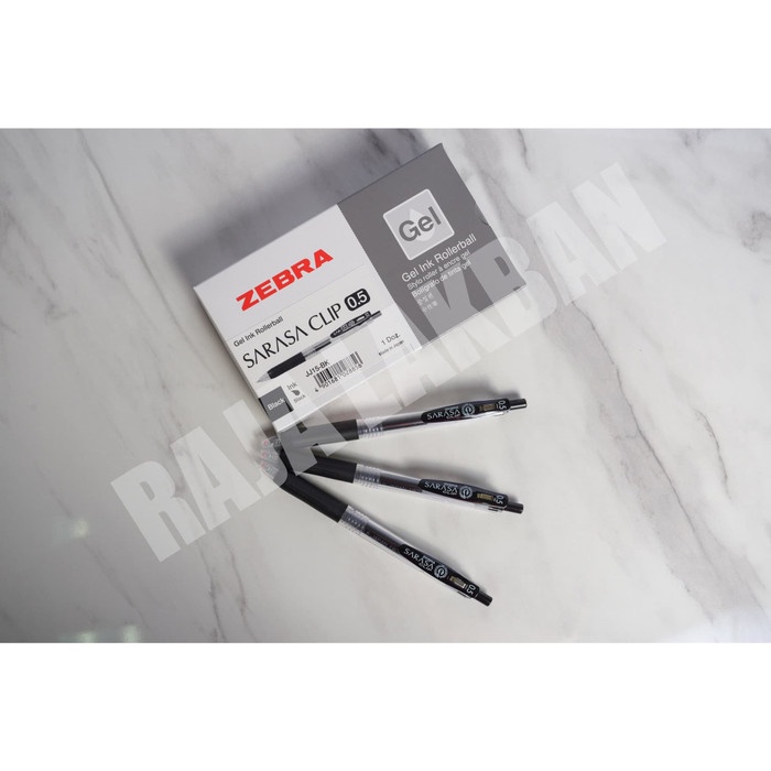 

TULIS-ALAT- PULPEN ZEBRA SARASA 0.5 HITAM TERMURAH - 1 PCS -ALAT-TULIS.