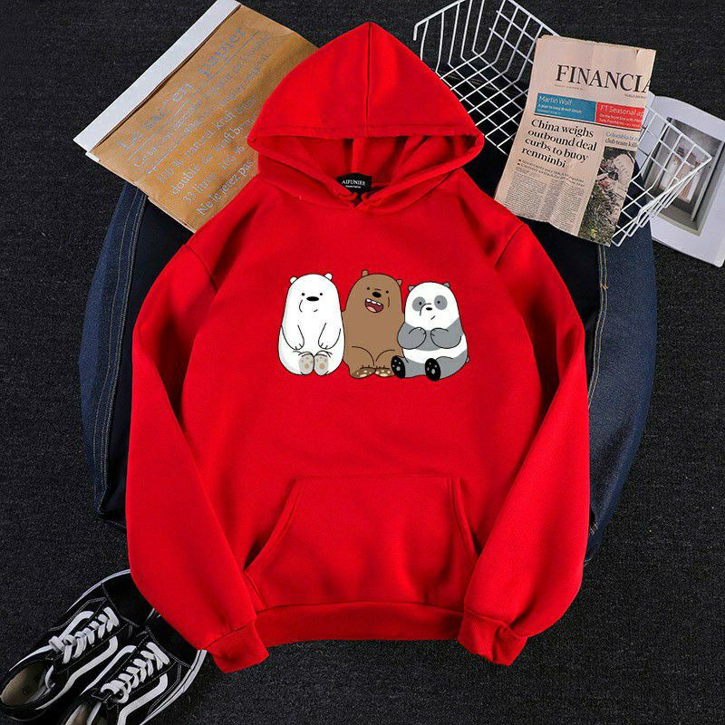 S - XXXXXXL(6XL) Hoodie We Bare BEARS Cute BIGSIZE Hoodie Ice Bear Panda Beruang OVERSIZE