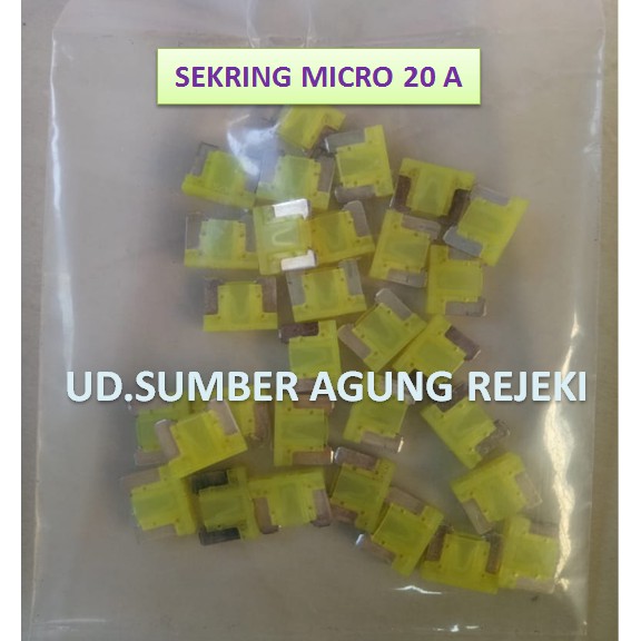 FUSE DX MICRO-SIKRING FUSE MICRO 20A SEKRING TANCAP 20 A