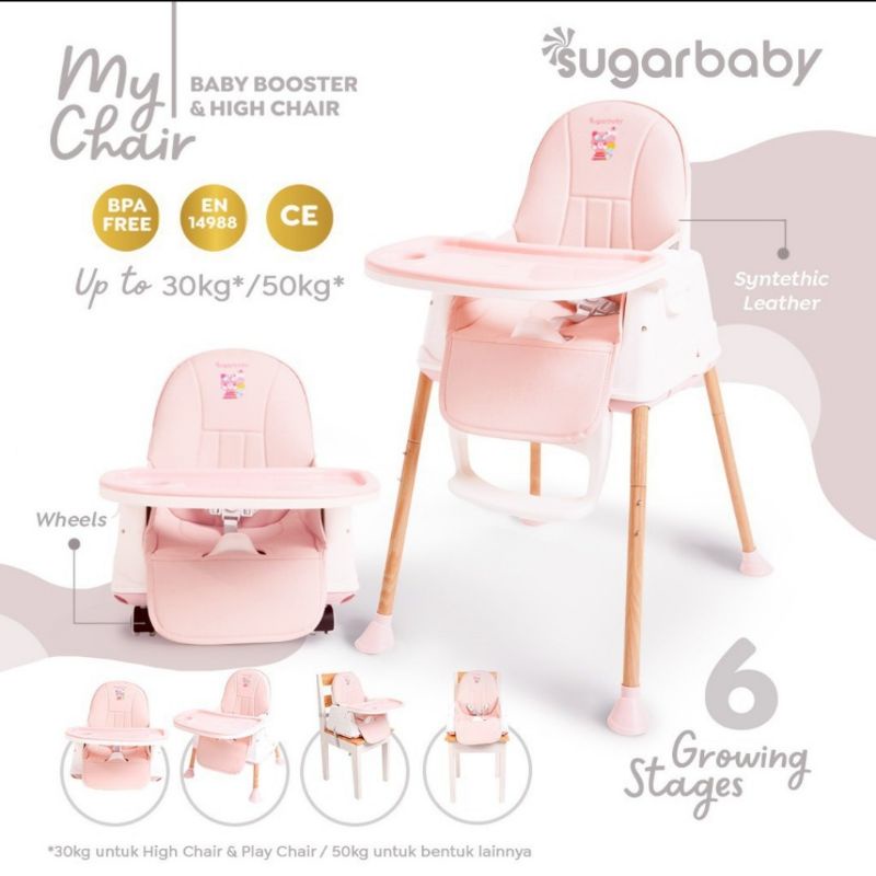 SUGAR BABY My Chair Booster Seat Kursi Makan Bayi Anak Sugar Baby