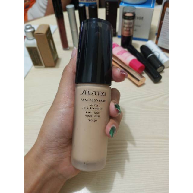 Shiseido Synchro Skin Lasting Liquid Foundation shade Neutral 3 ORIGINAL