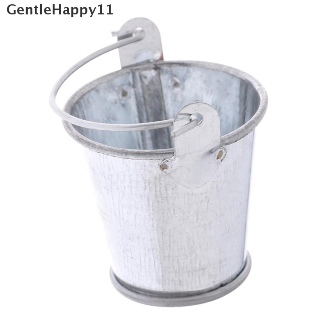 Gentlehappy Miniatur Ember Metal Dekorasi Dapur Rumah Boneka 1 / 6 1 / 12