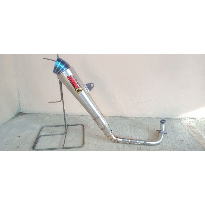 Knalpot racing DAENG SAI4 LEHER ATAS PNP BEAT FI. BEAT KARBU. BEAT NEW. VARIO125. VARIO150. PCX. DLL