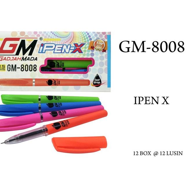 

(Terbaik) 12 psc pulpen ipen X gel ink 0.38mm