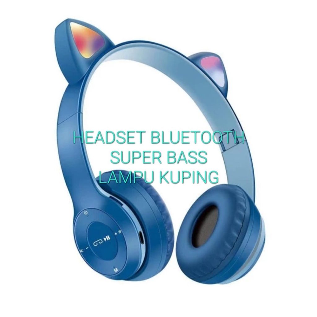 J453 HEADSET BLUETOOTH SUPER BASS LAMPU LED KUPING SAMSUNG HEADPHONE BLUTUT BLUETUT HEADSET BLUETOOT STEREO WIRELESS HANDSFREE BATERAI SYSTEM CASAN CHARGER WIRELES MUSIK SUPER BASS BISA BUAT SEMUA JENIS HP BISA JADI HEADPHONE KABEL SUARA AUDIO JERNIH