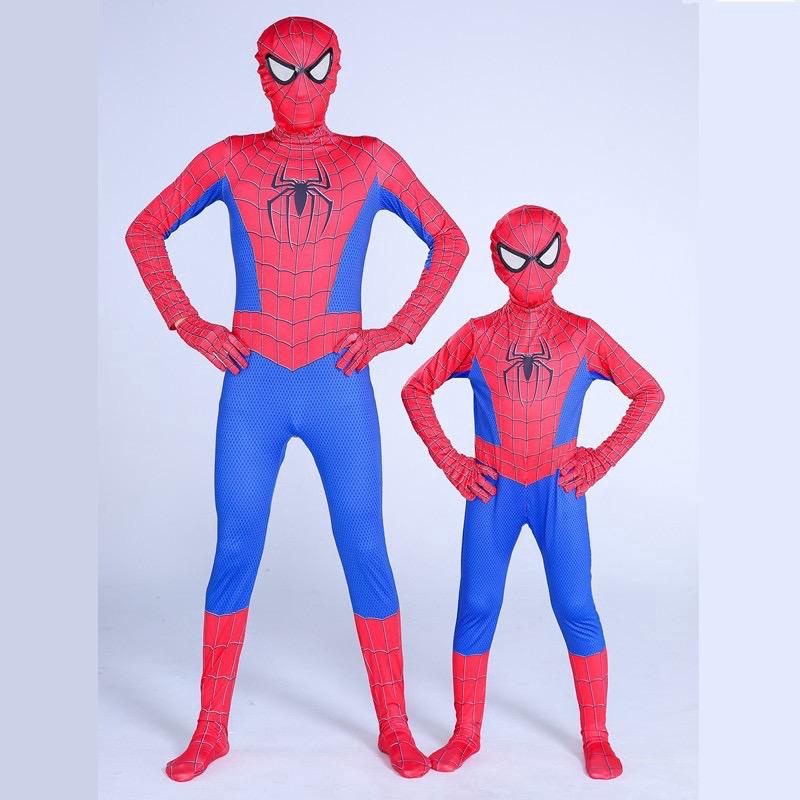 amazing spiderman Kostum cosplay spiderman klasik kostum superhero anak spiderman classic