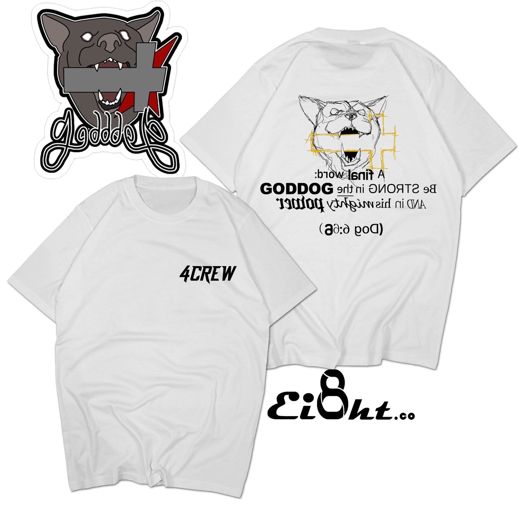 Jual Kaos Goddog 4Crew Baju Goddog 4 Crew Tshirt Godddog  4Crew Combed 24s