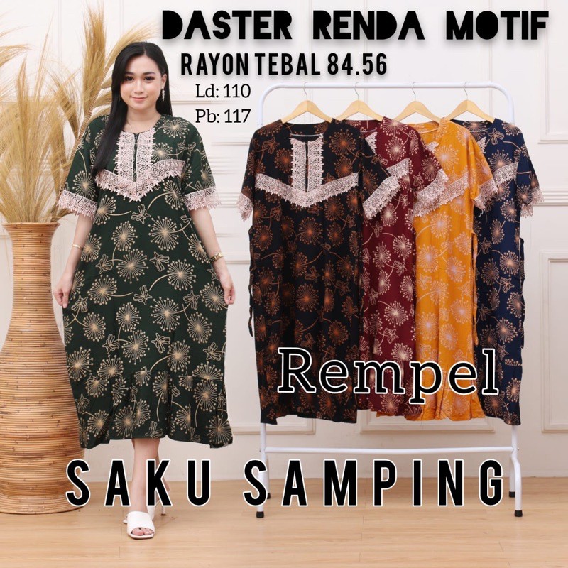 ⭐️✅🆕super jumbo sampai Ld 140 DASTER ARAB ZAHIRA | RESLETING DEPAN | RAYON SUPER | RENDA MILO ORI KAIN TEBAL HALUS