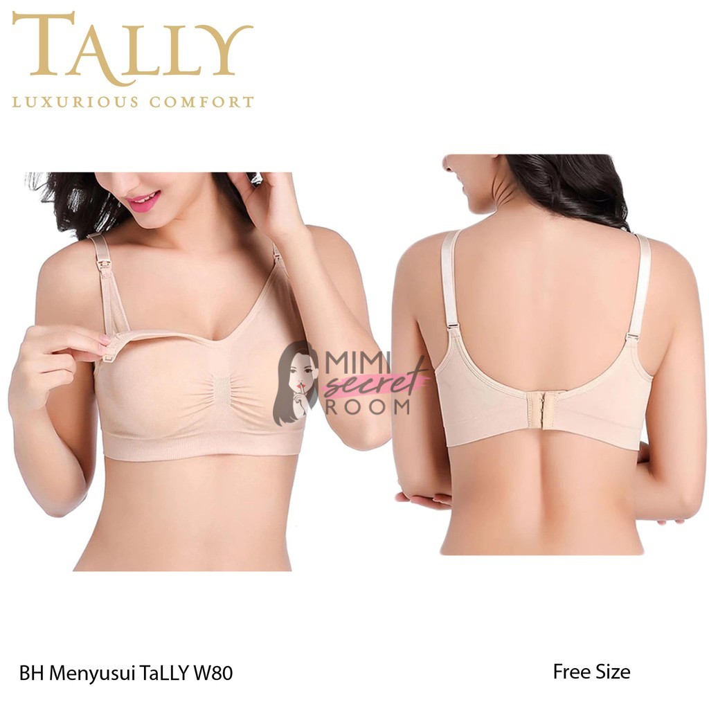 ❤ MIMI ❤ TALLY Bra Menyusui Seamless Bra Nursing Busa Tanpa Kawat BH W80