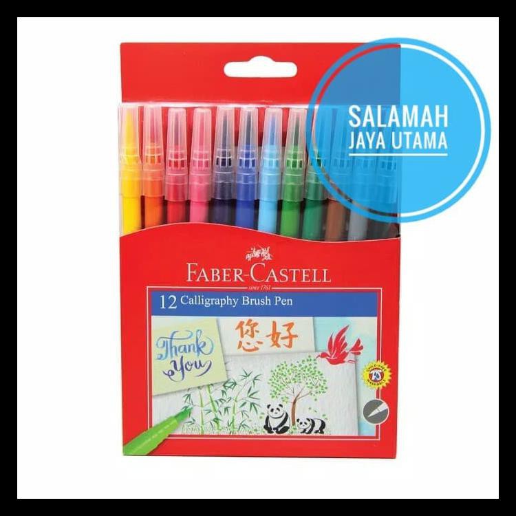 

BAYAR DITEMPAT CALLIGRAPHY BRUSH PEN FABER CASTELL 12 WARNA KODE 858