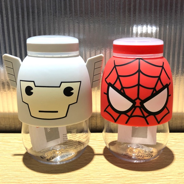 BOTOL MINUM MINISO MARVEL UNTUK ANAK SERI THOR SPIDERMAN