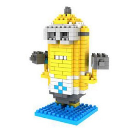 Minion Gem Bricks G803-3 Nano Block Mini Lego