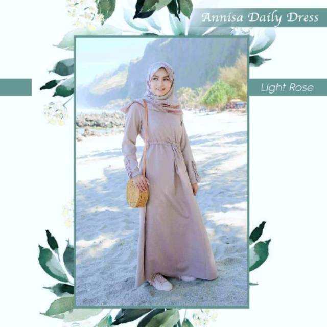 Gamis Annisa Daily Dress Ori Dhiya Official - M