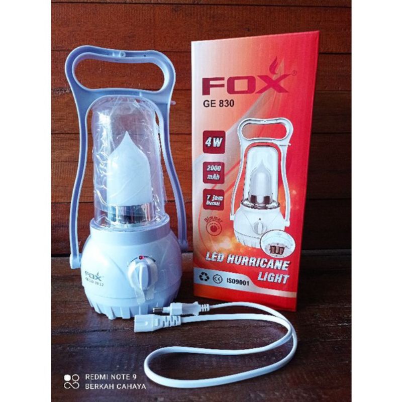 Lampu darutat LED FOX Ge 830 emergency / lampu fox ge 830 emergency/ lampu classik