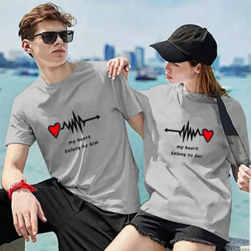 Cod pakaian couple kaos // baju pasangan couple // kaos couple