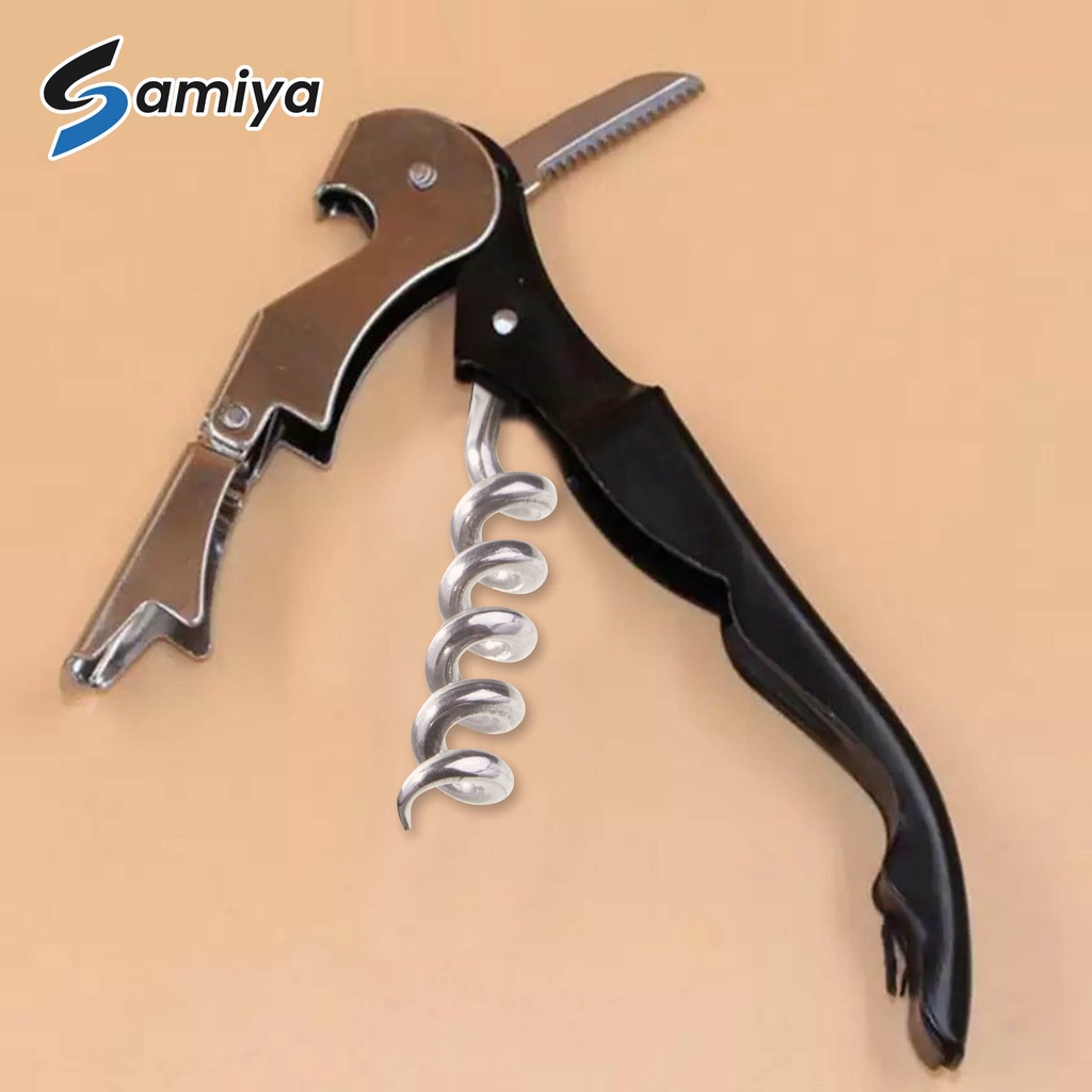 Corkscrew / alat pembuka botol / wine opener / pembuka kaleng / bottle opener / pembuka botol wine